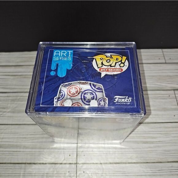 Funko Pop! Art Series: Marvel Avengers - Captain America #32 - Target Exclusive - Picture 2 of 11